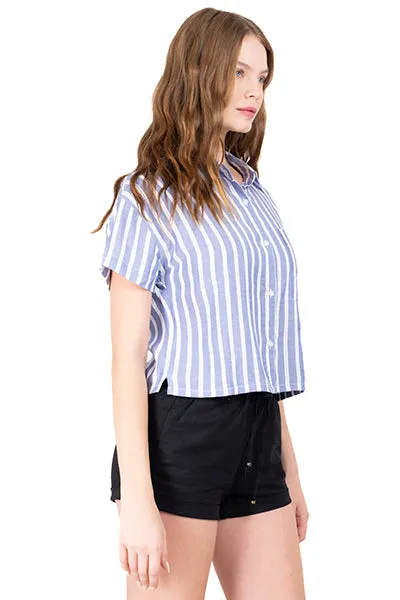 Camisa manga corta rayas sold by Shasa product image thumbnail 3