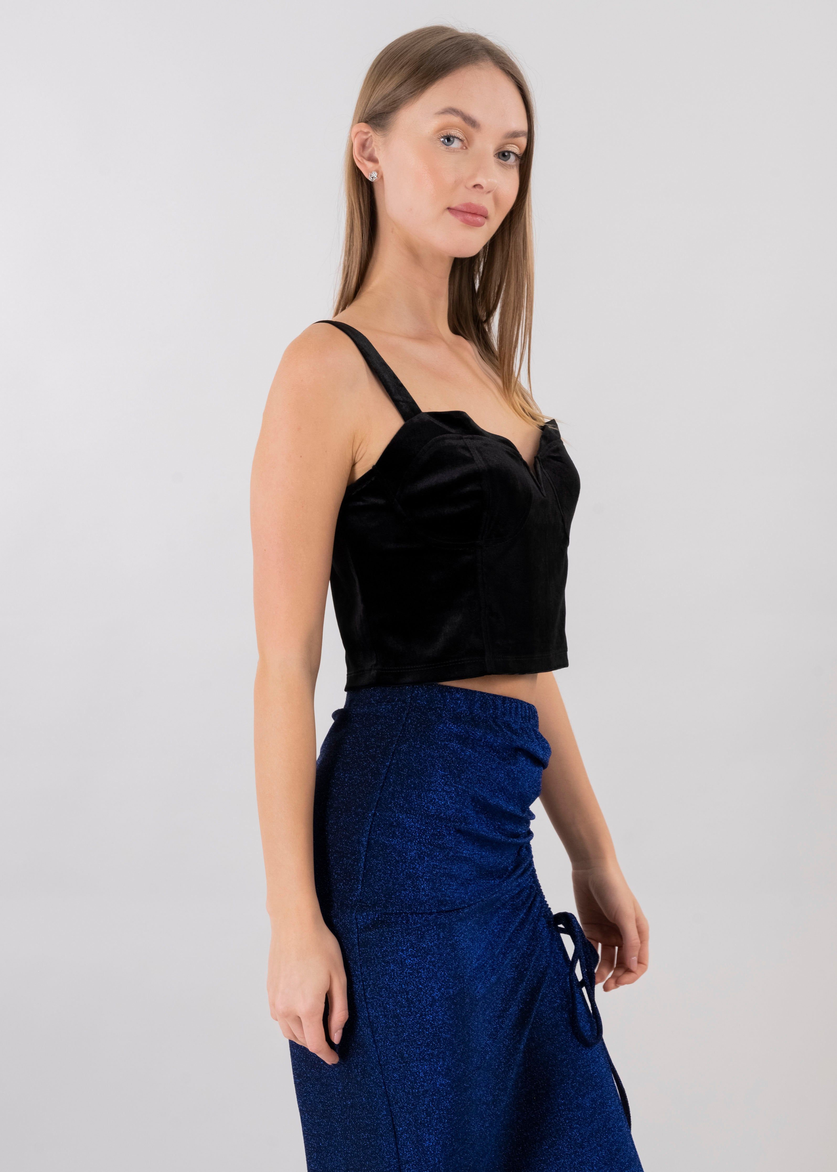 Top escote corazón velvet sold by Shasa product image thumbnail 3