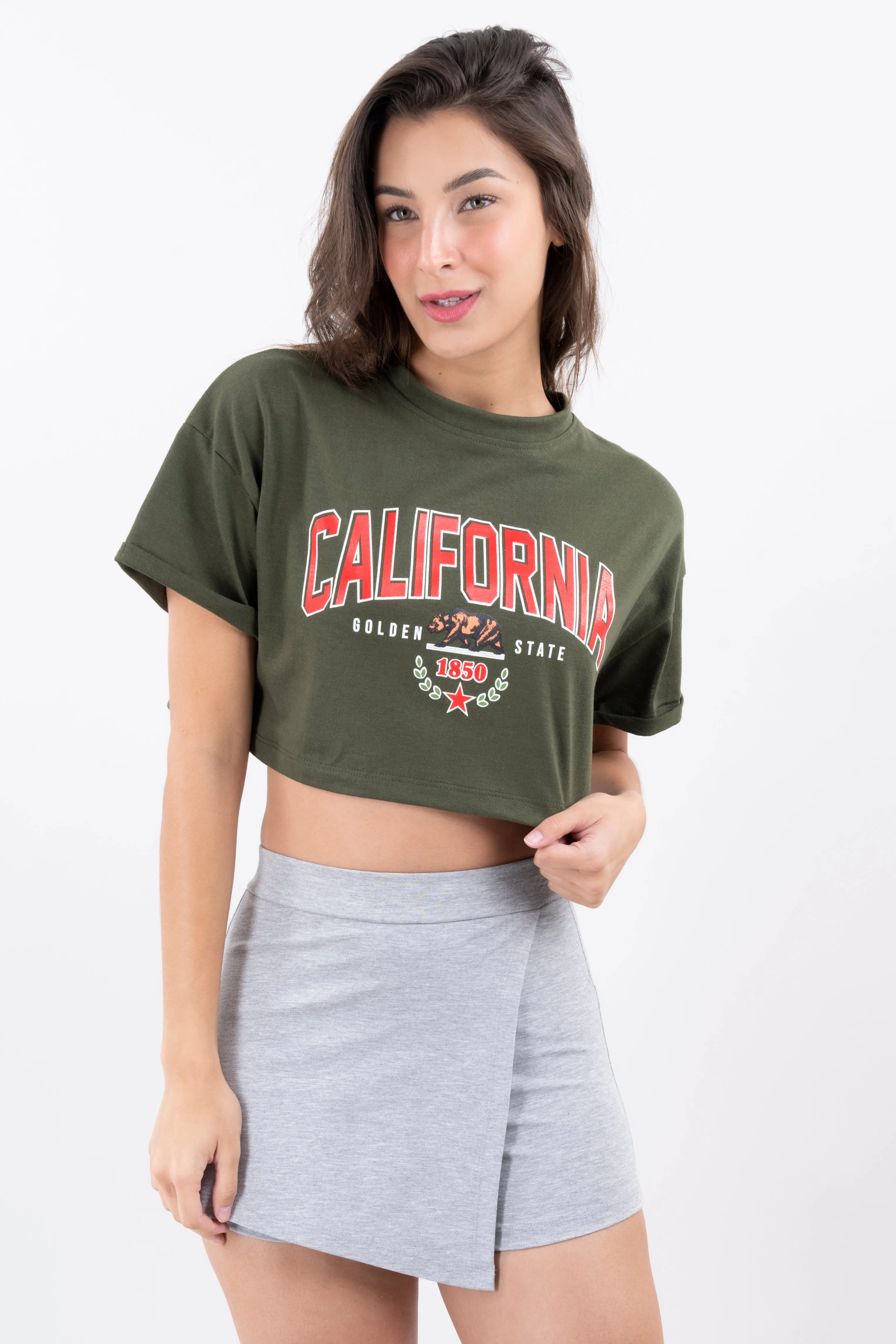 Playera Crop California sold by Shasa