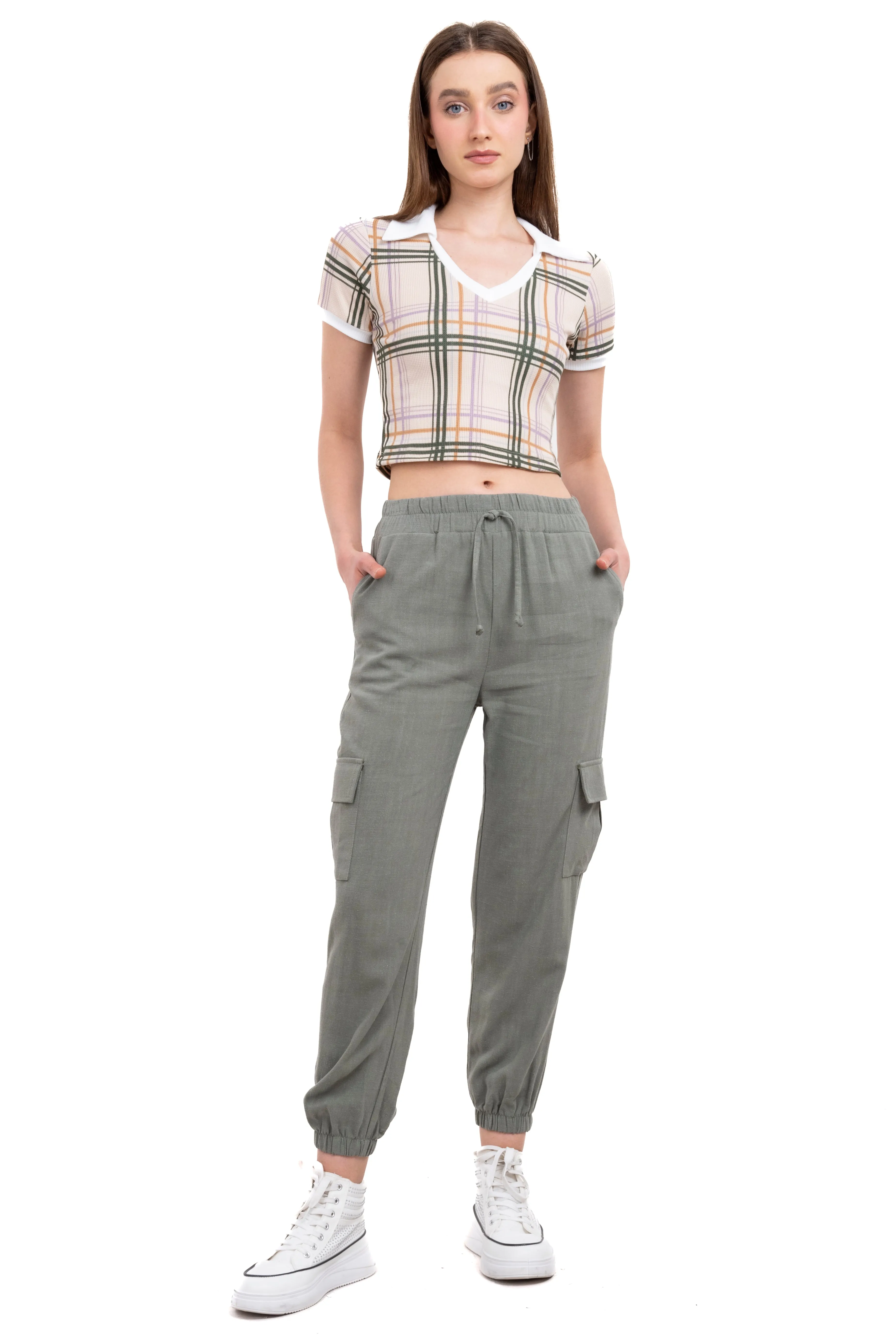 Pantalón jogger bolsillos laterales sold by Shasa product image thumbnail 2