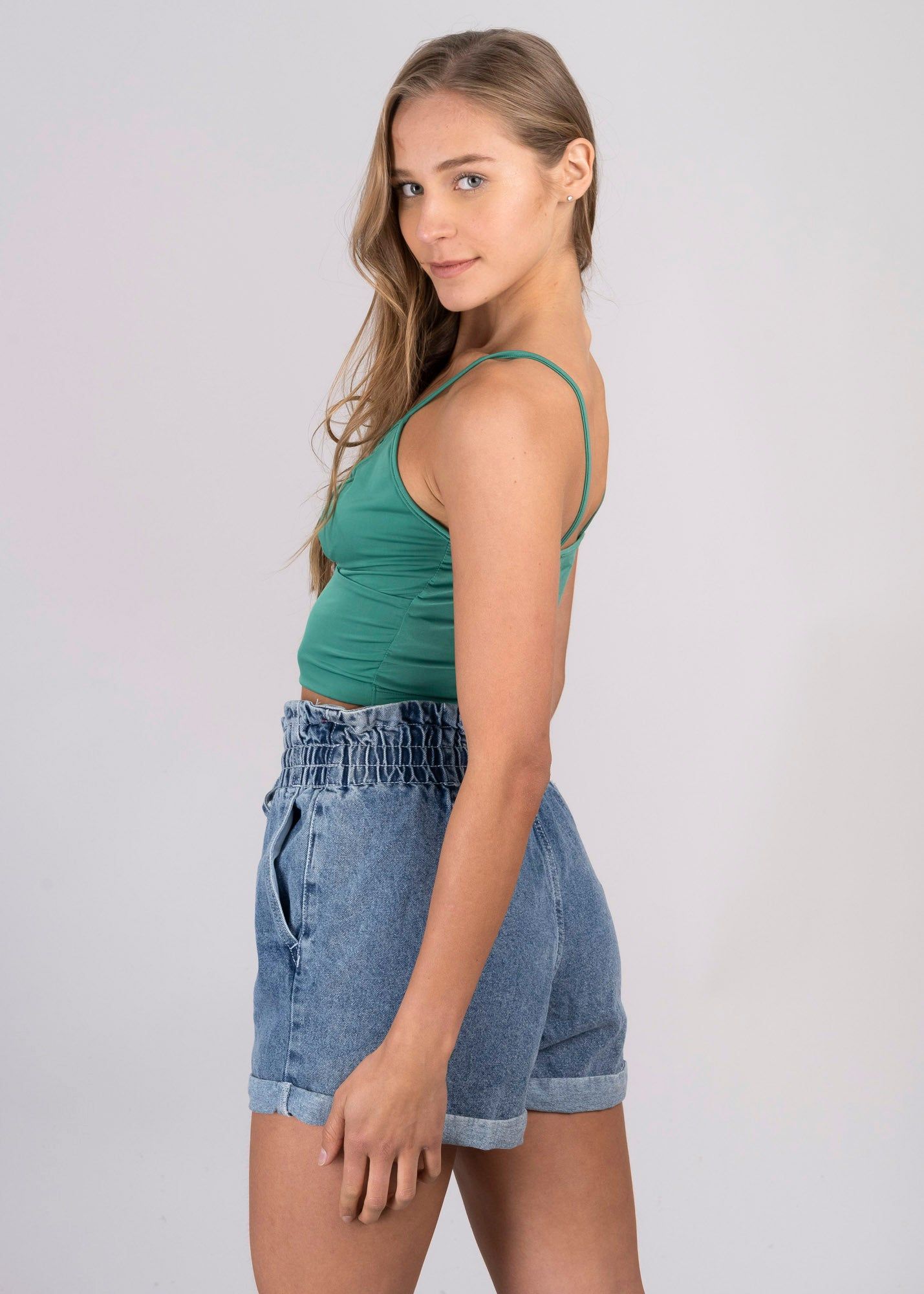 Top crop cutout fruncido sold by Shasa product image thumbnail 4