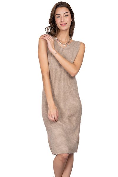 Vestido mini acanalado escote v sold by Shasa