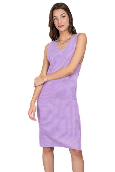 Vestido mini acanalado escote v sold by Shasa product image thumbnail 5