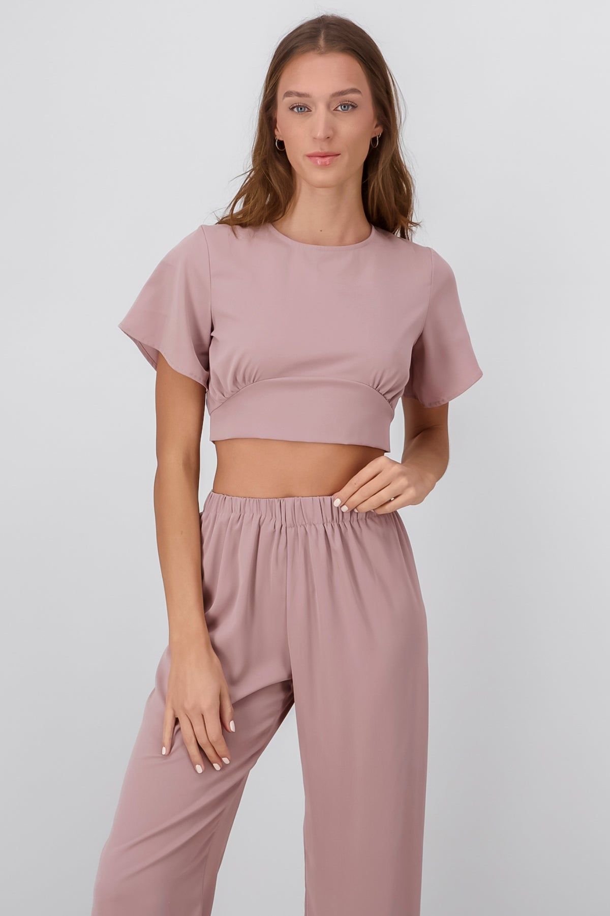 Top Manga Corta Detalle Lazo sold by Shasa