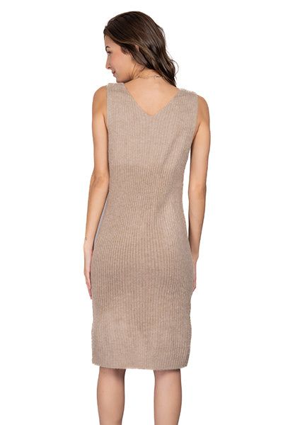 Vestido mini acanalado escote v sold by Shasa product image thumbnail 4