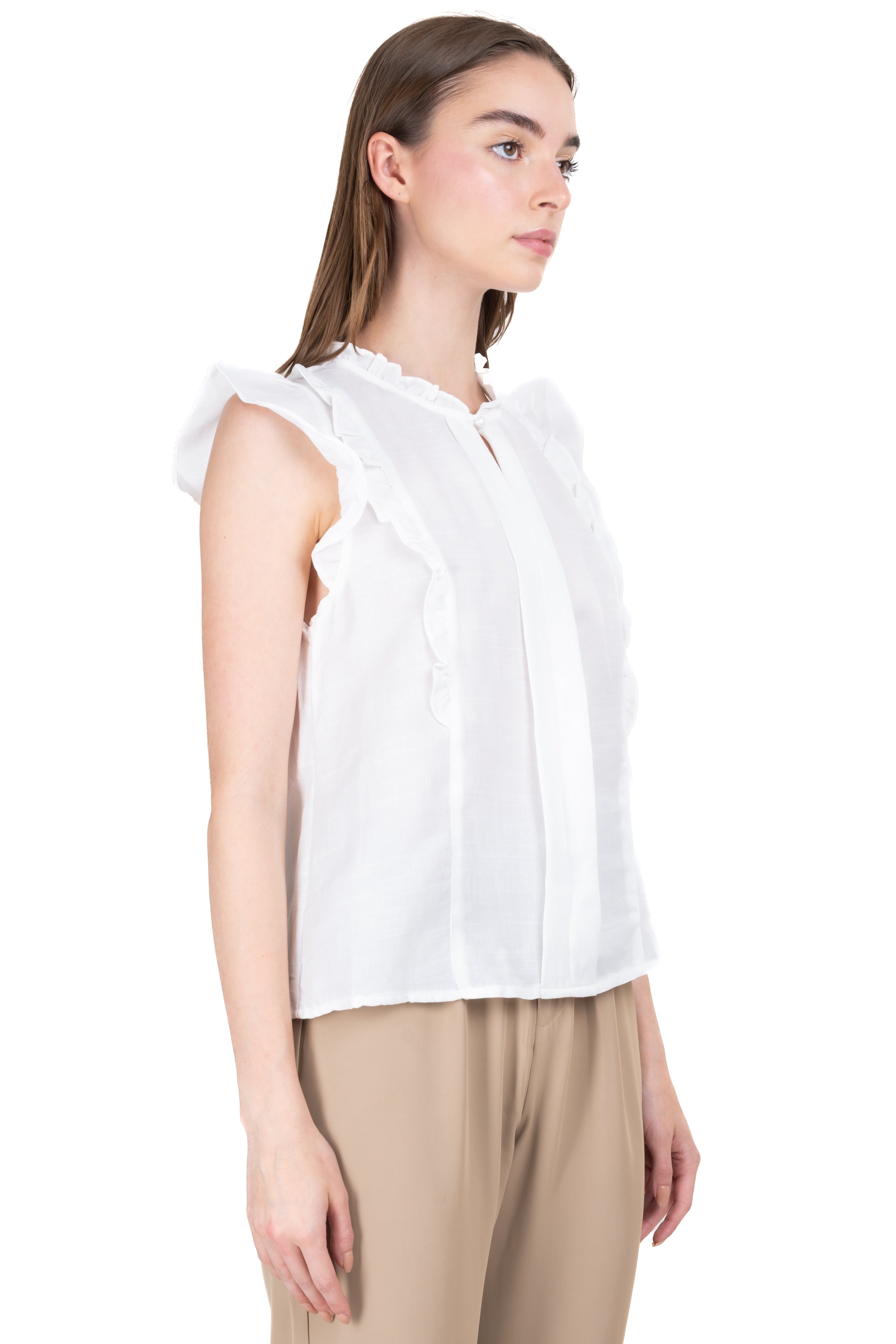 Blusa manga corta olanes botón sold by Shasa product image thumbnail 3
