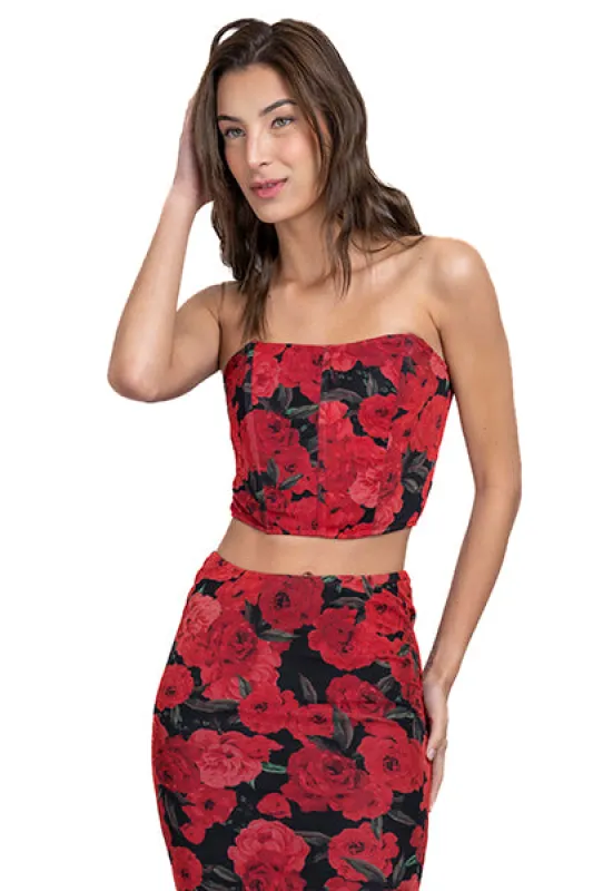 Top Corset Flores sold by Shasa