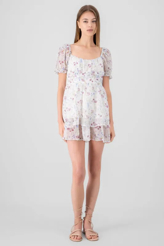 Vestido con detalles de lurex y olanes sold by Shasa