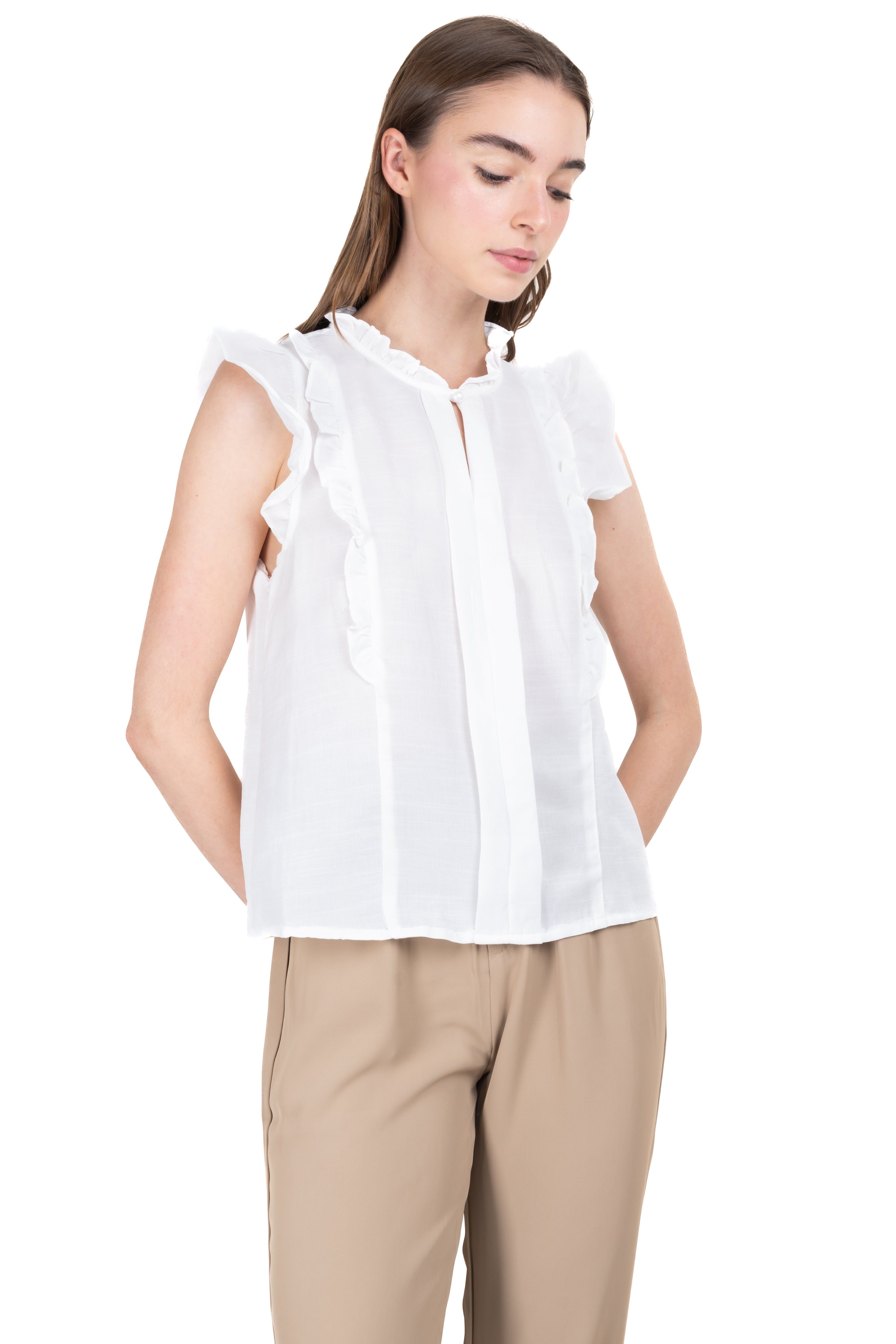 Blusa manga corta olanes botón sold by Shasa product image thumbnail 2
