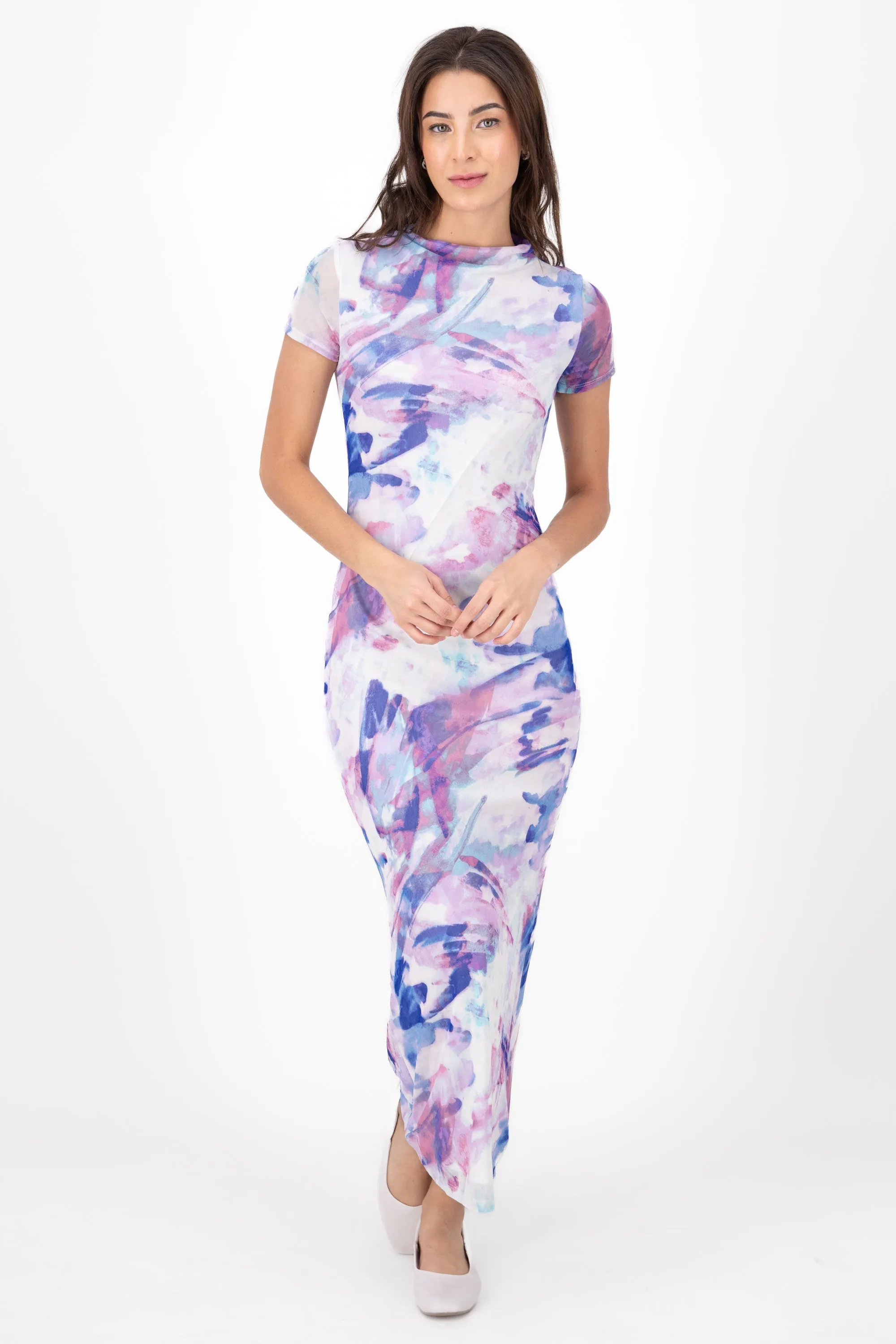 Vestido maxi mesh sold by Shasa