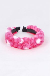 Diadema Ancha Peluche Puntos sold by Shasa