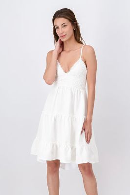 Vestido mini crochet olanes sold by Shasa