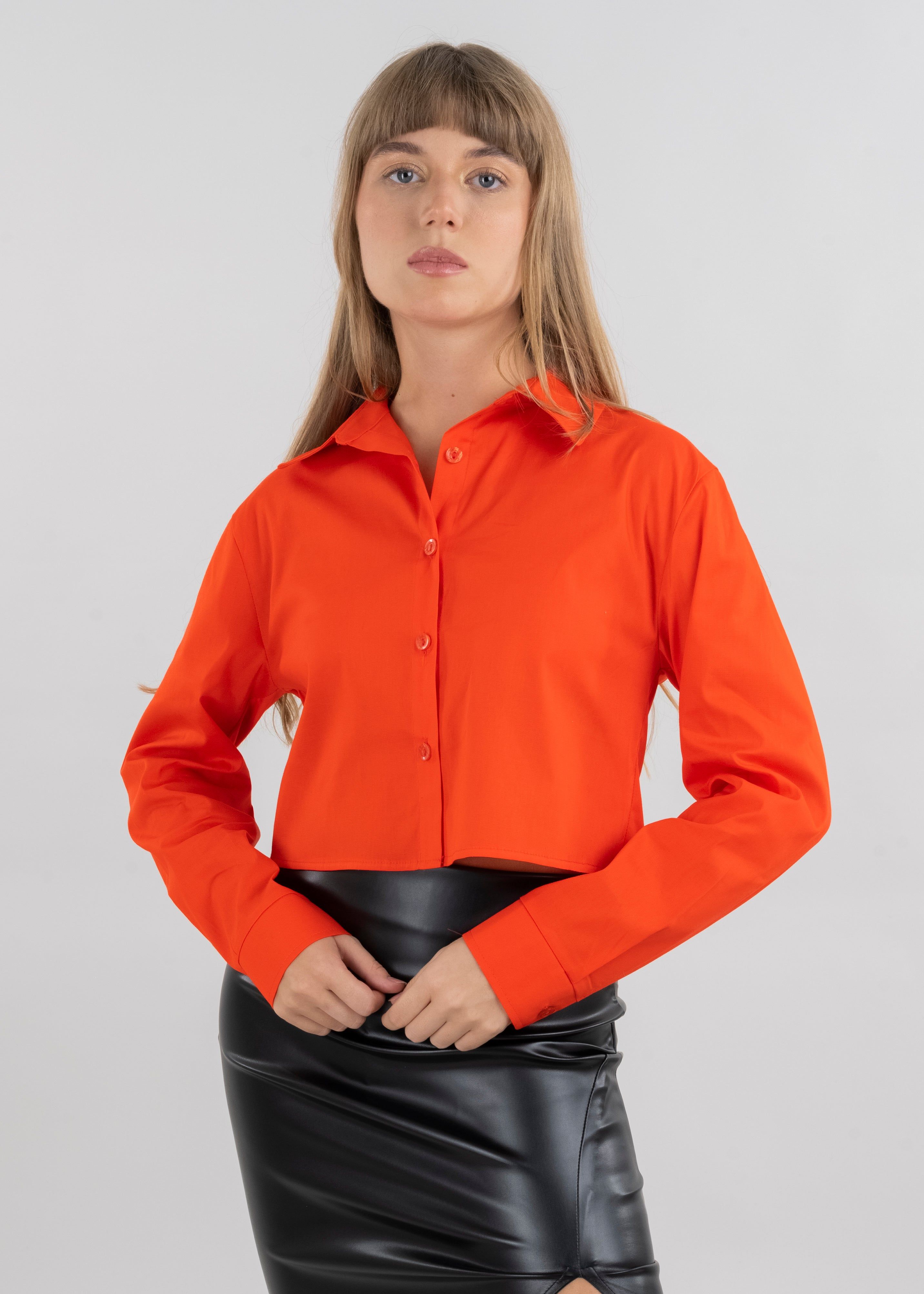 Camisa Crop Manga Larga sold by Shasa