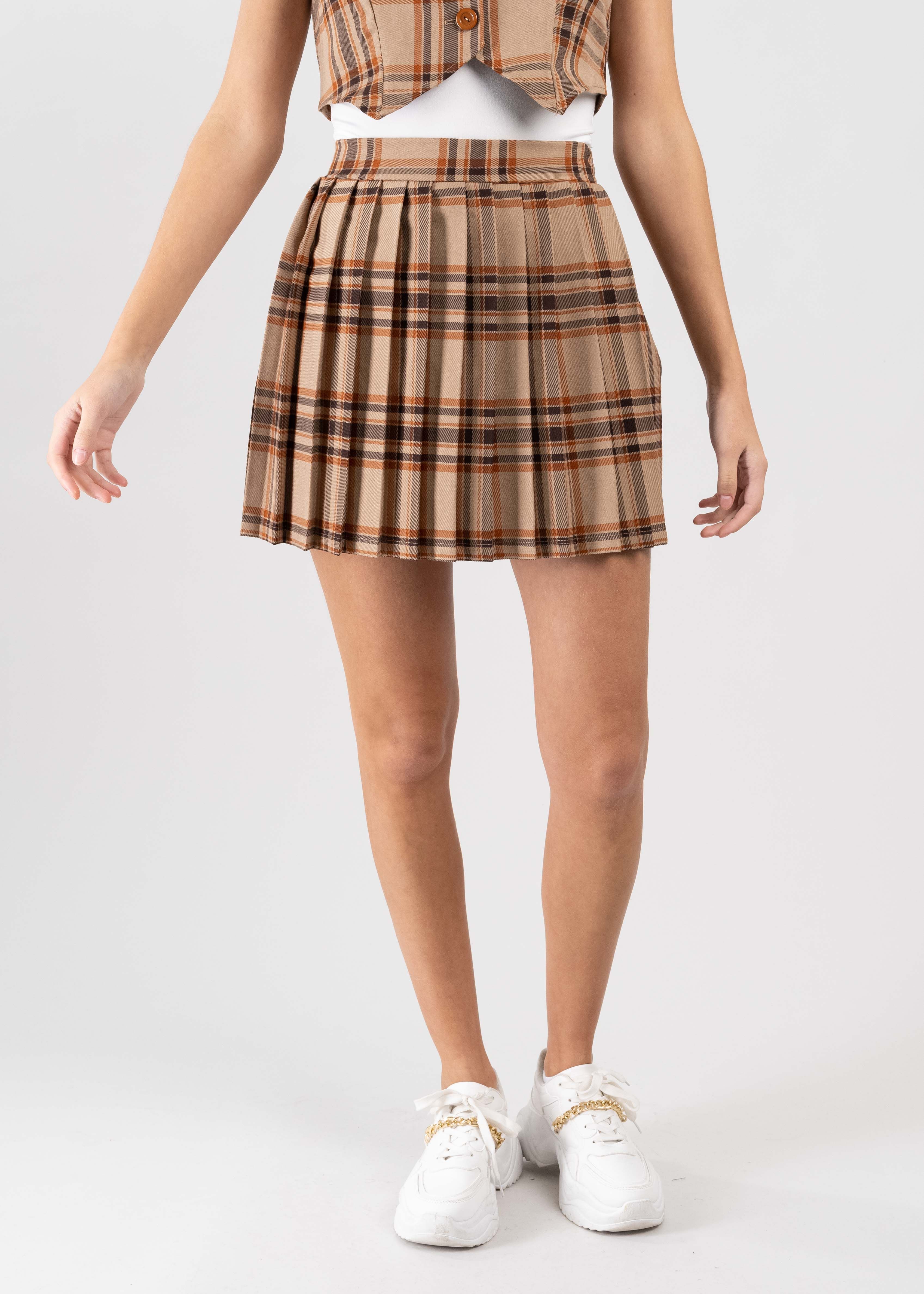 Falda mini tableada líneas sold by Shasa product image thumbnail 2