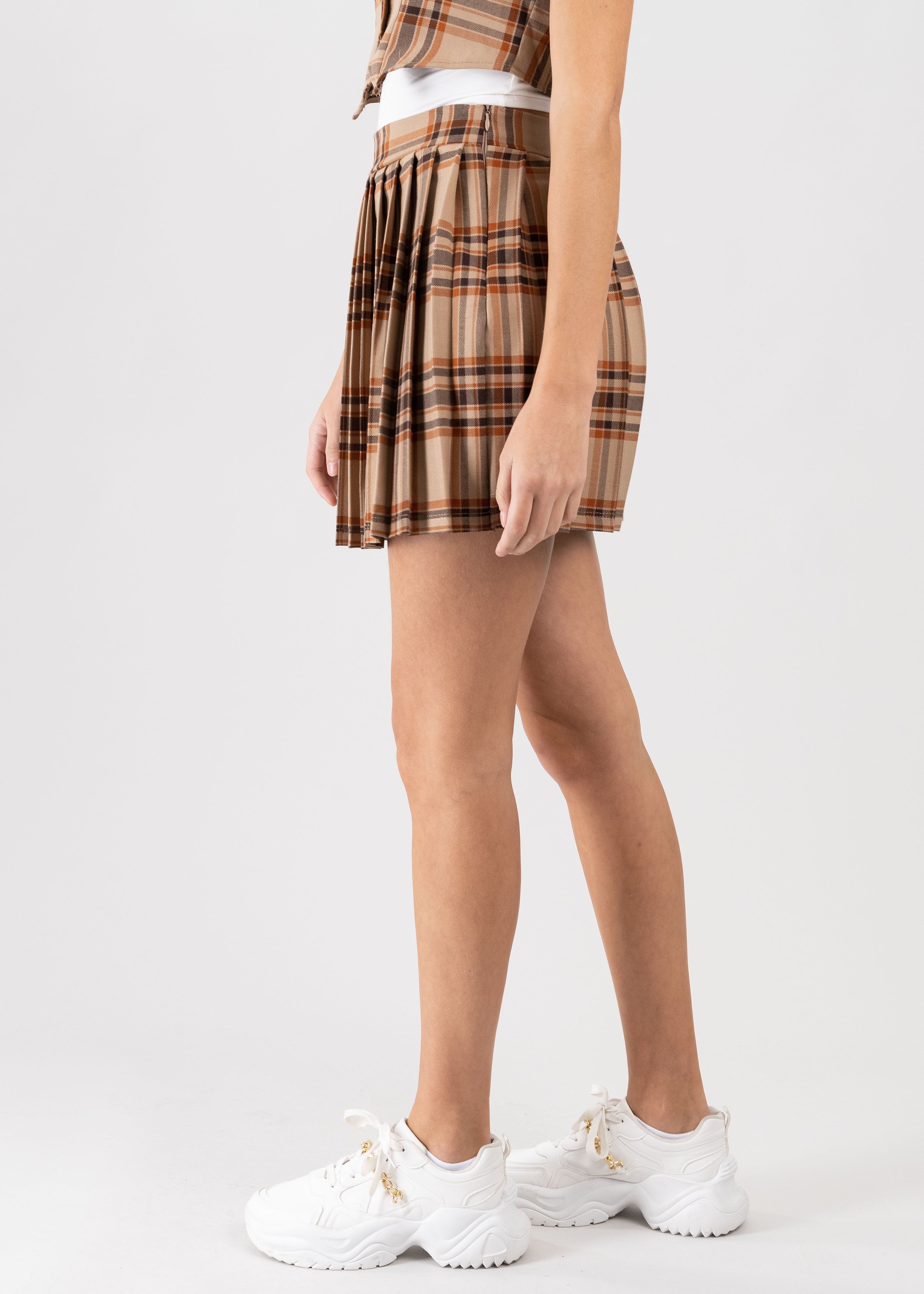 Falda mini tableada líneas sold by Shasa product image thumbnail 3