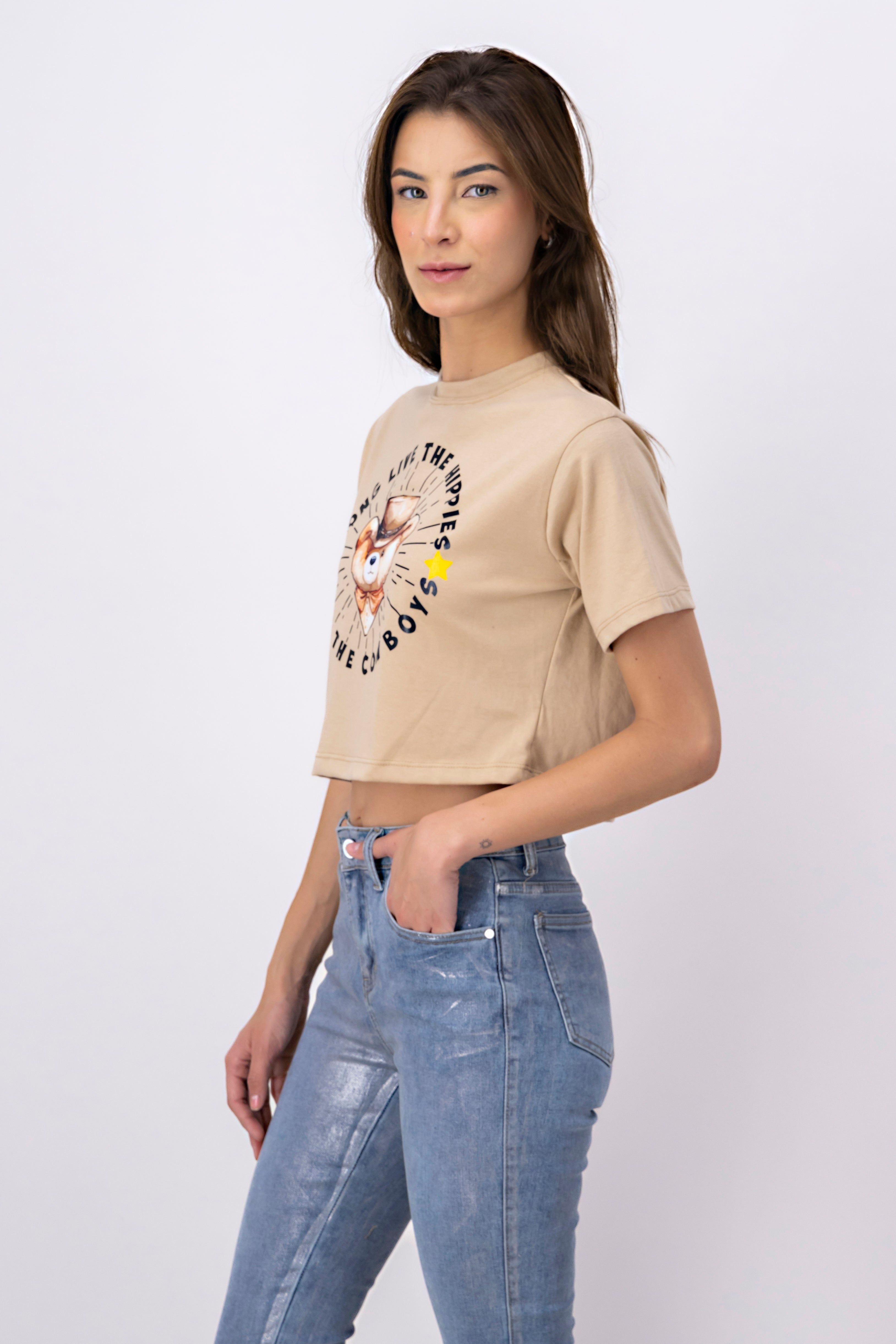 Playera crop boxy estampada sold by Shasa product image thumbnail 3
