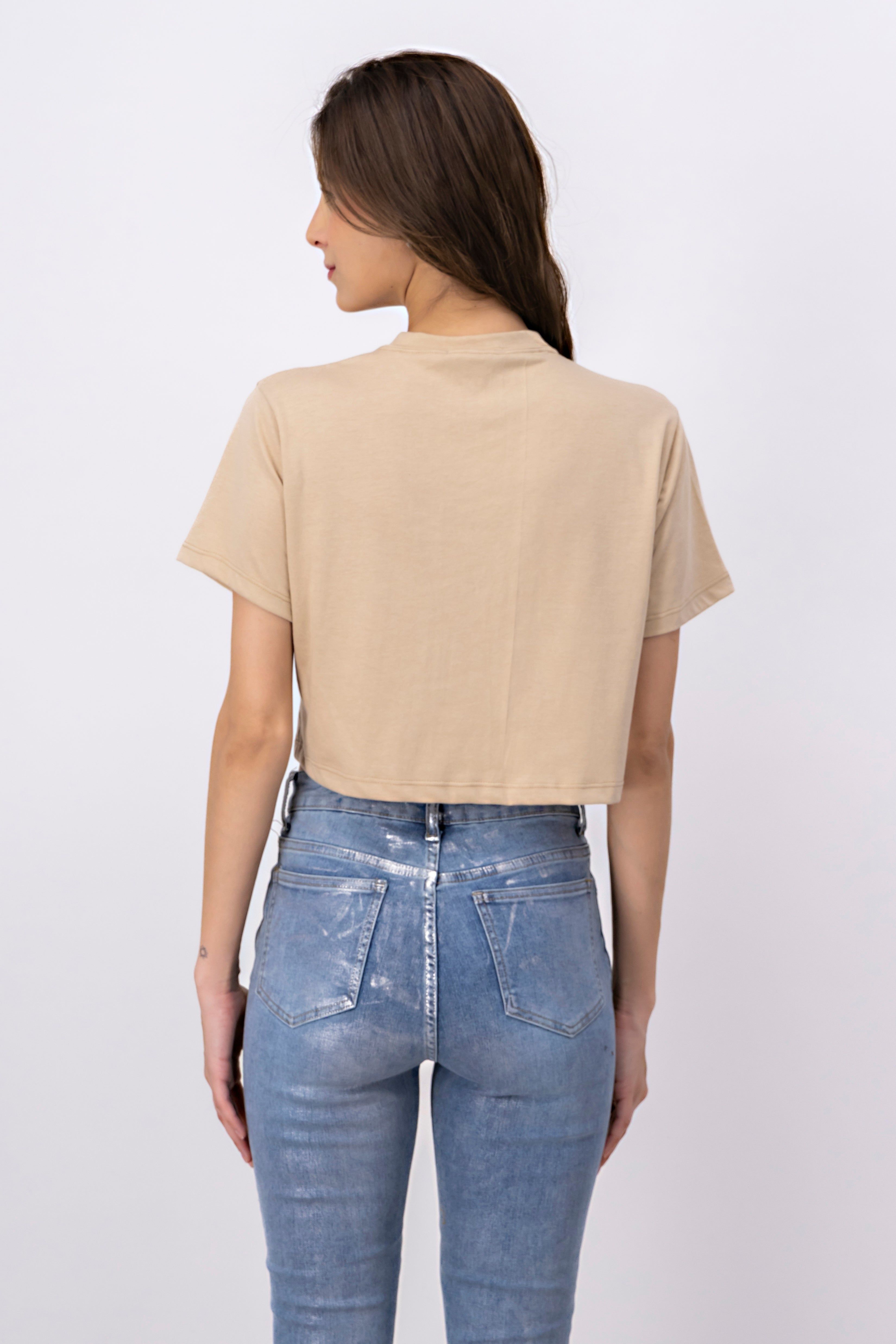 Playera crop boxy estampada sold by Shasa product image thumbnail 4