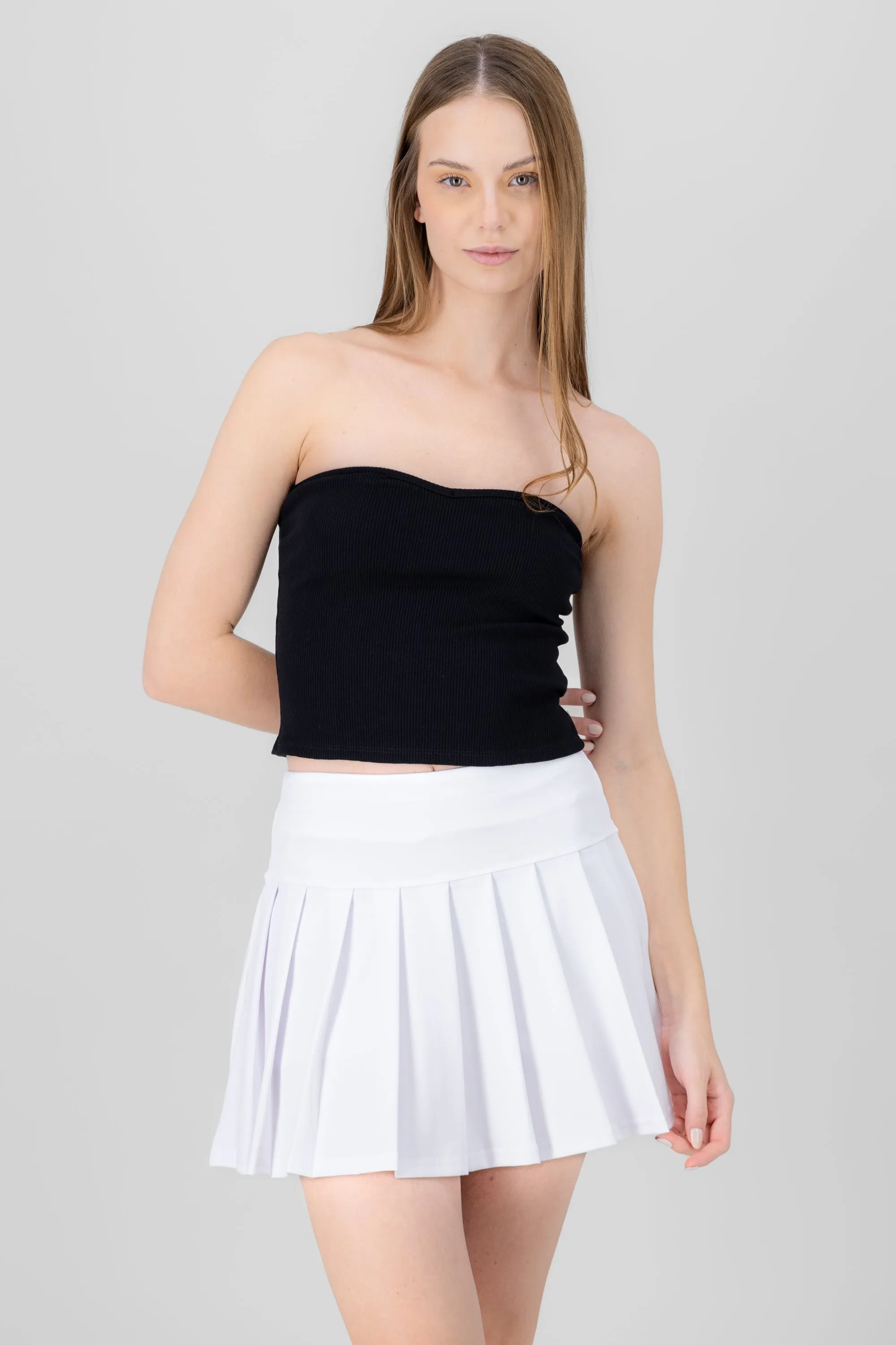Top tubo liso strapless sold by Shasa