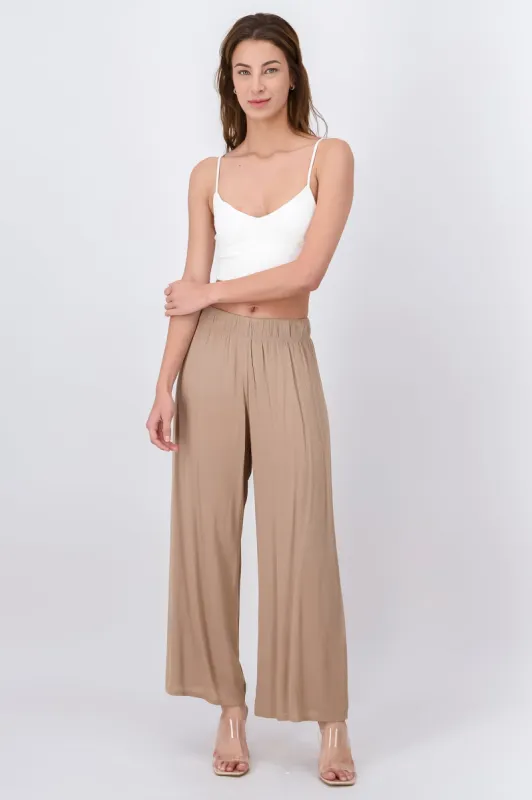 Pantalón Wide Leg Cintura Elástico sold by Shasa