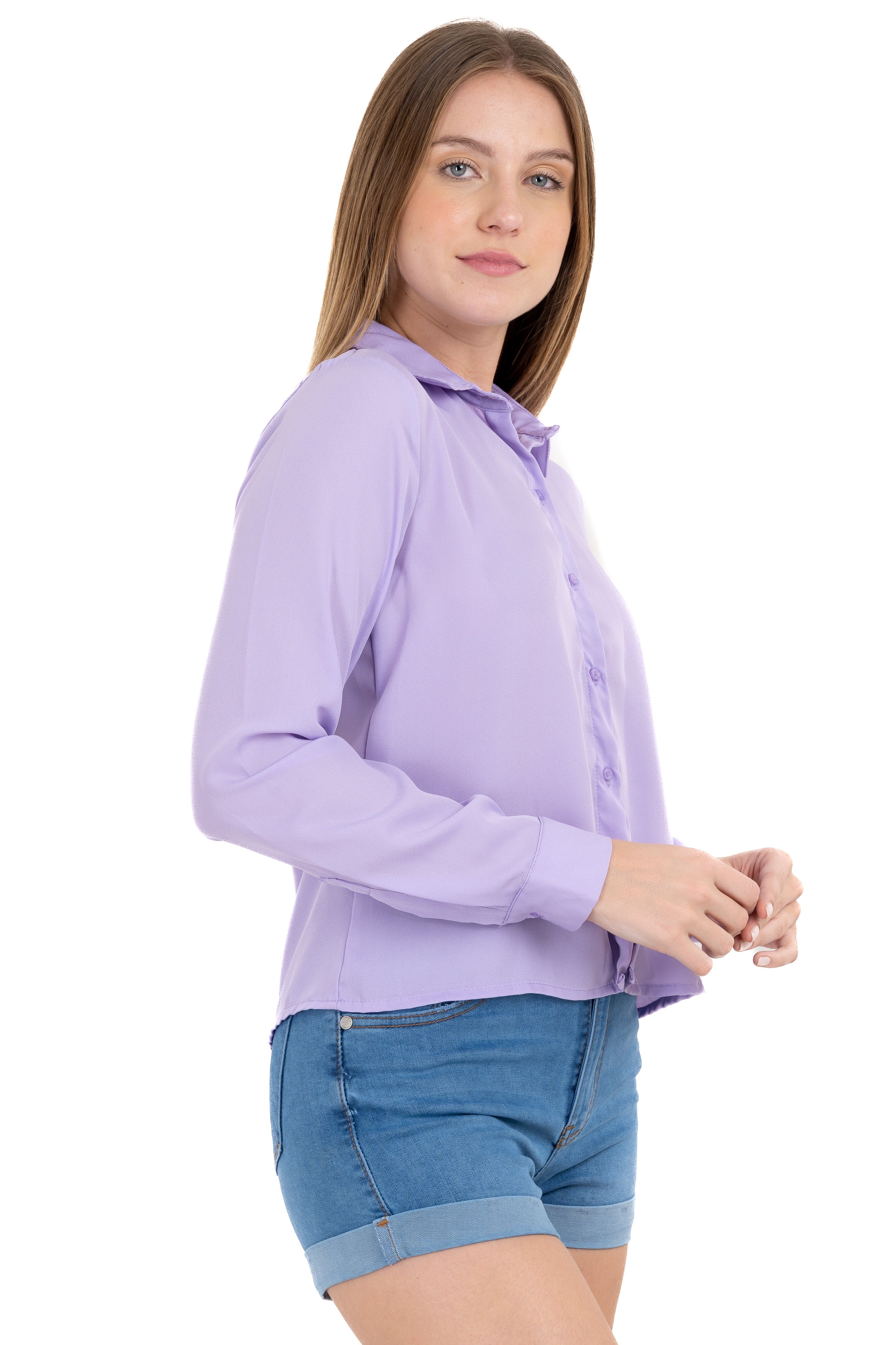 Camisa manga larga lisa sold by Shasa product image thumbnail 3