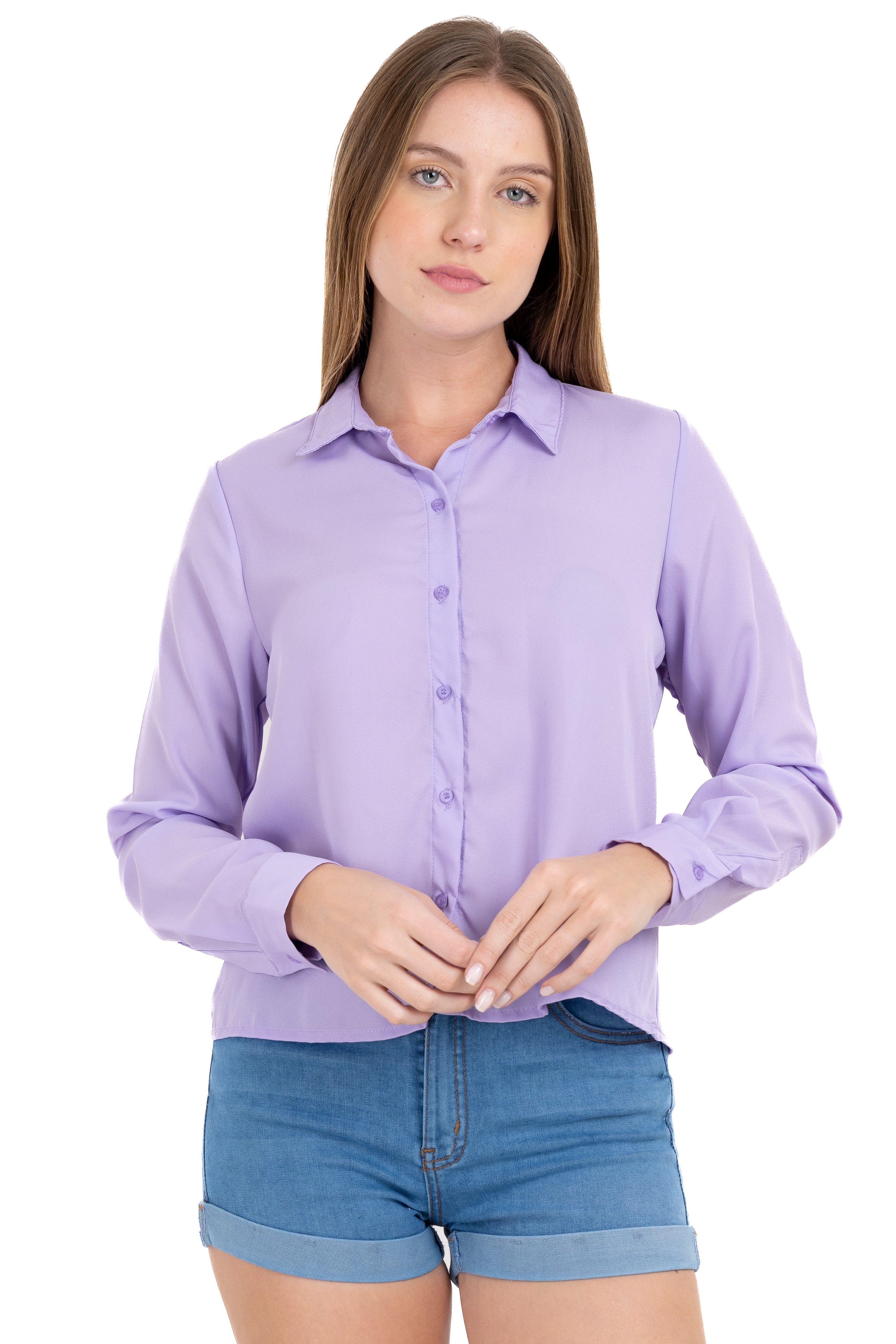 Camisa manga larga lisa sold by Shasa