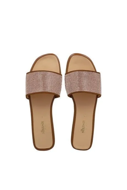Sandalias pala brillos sold by Shasa
