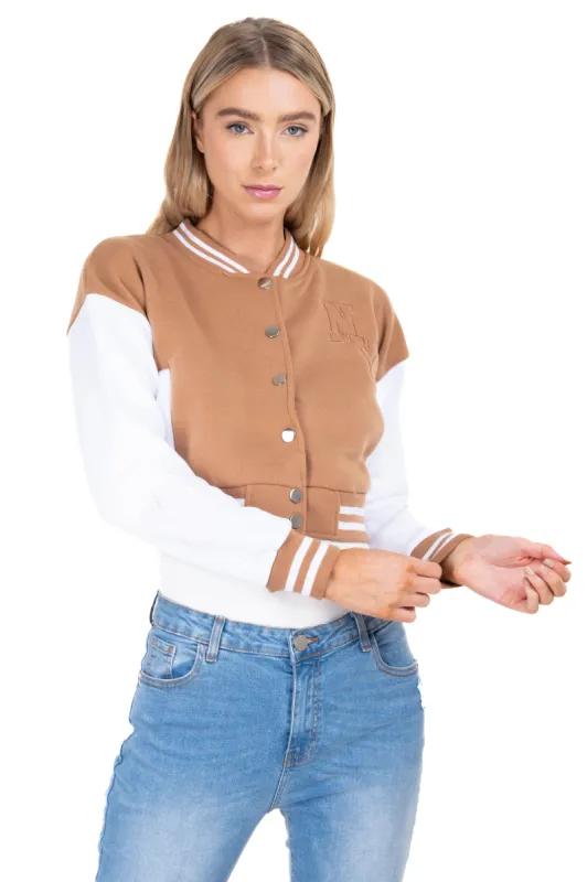 Chamarra bomber bordado NY sold by Shasa