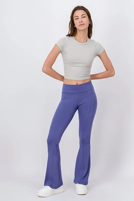 Leggings flare pretina ancha sold by Shasa