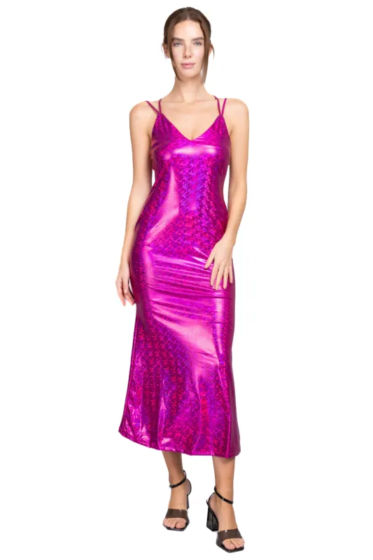 Vestido maxi tirantes cruzados sold by Shasa