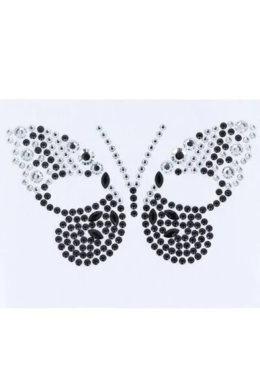 Brillos faciales mariposa milticolor sold by Shasa