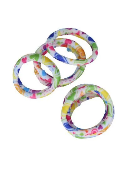 Set 8 ligas estampado multicolor sold by Shasa