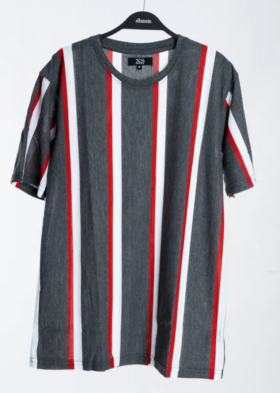 Playera rayas multicolor sold by Shasa