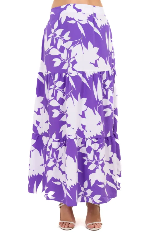 Falda Maxi Capas Hojas sold by Shasa