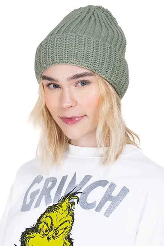 Beanie tejido acanalado monocolor sold by Shasa