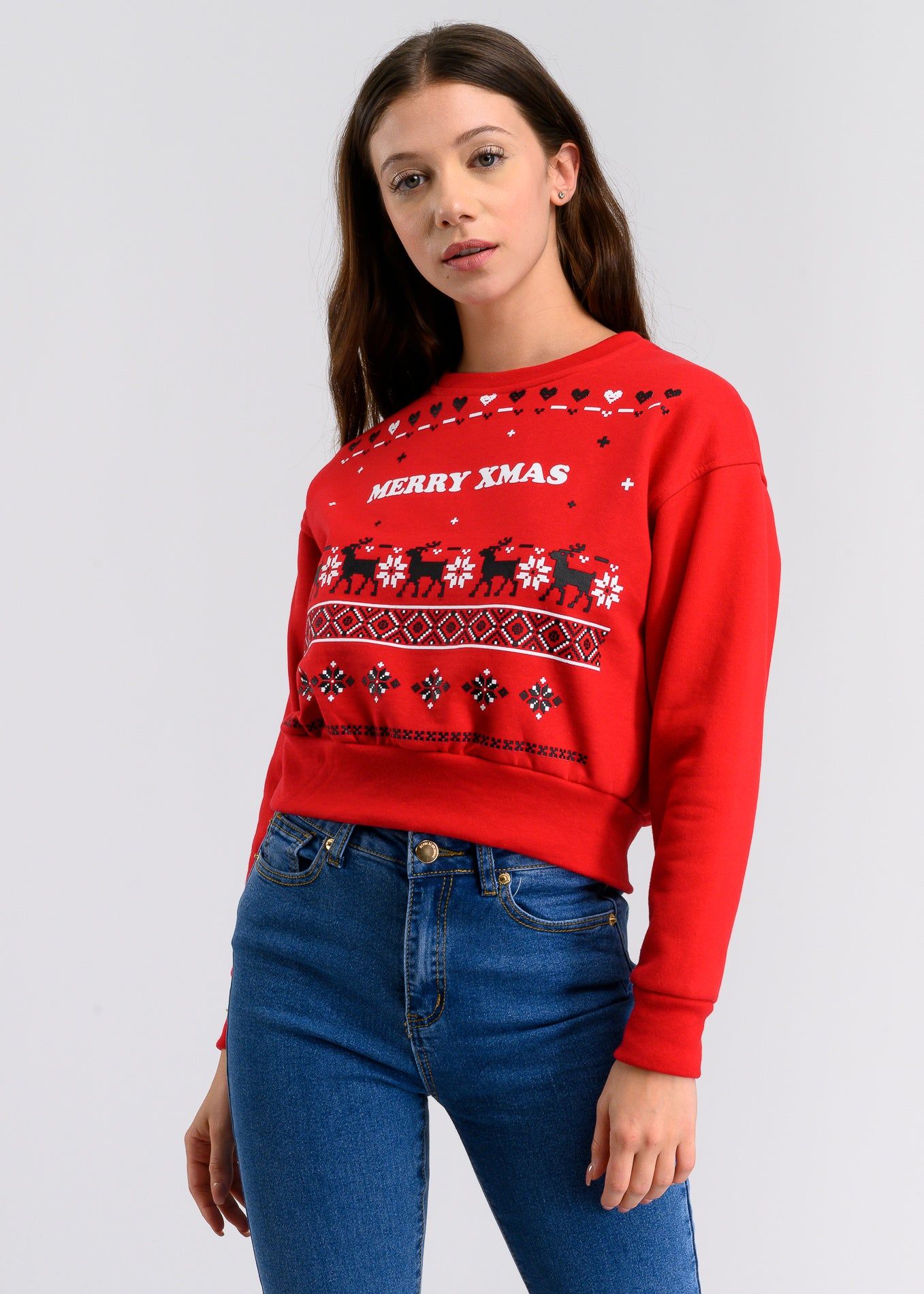 Hoodie navideña Merry X-mas sold by Shasa product image thumbnail 2