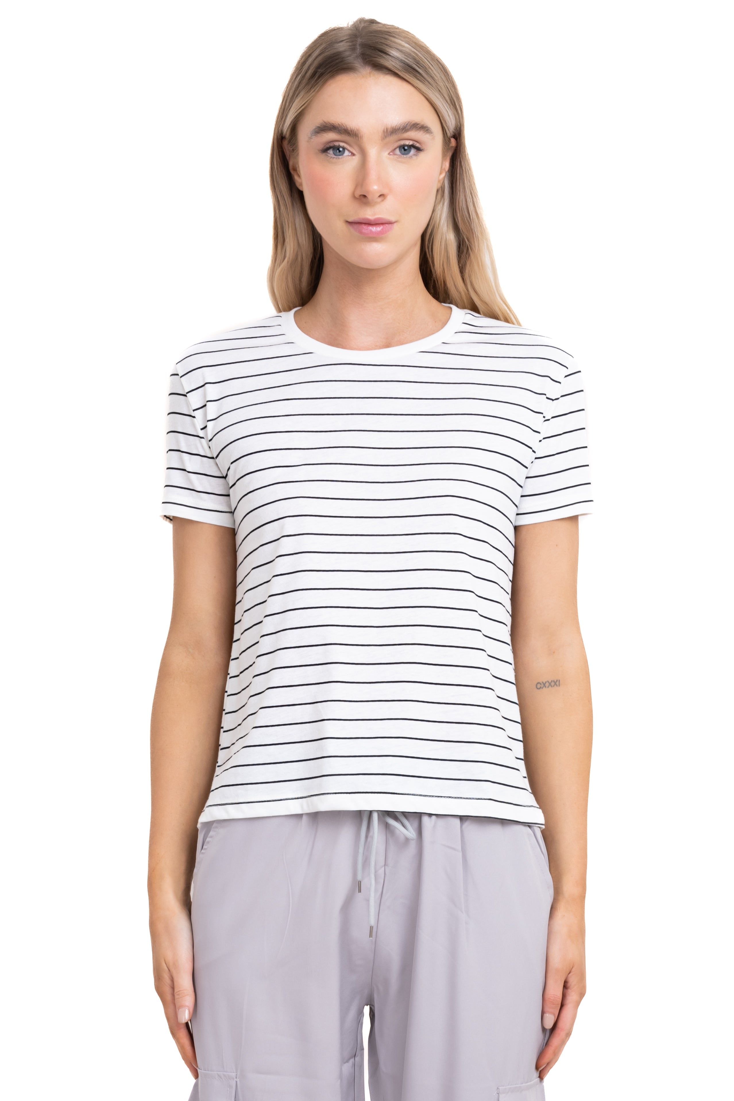 Playera manga corta rayas sold by Shasa