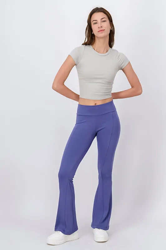 Leggings flare pretina ancha sold by Shasa