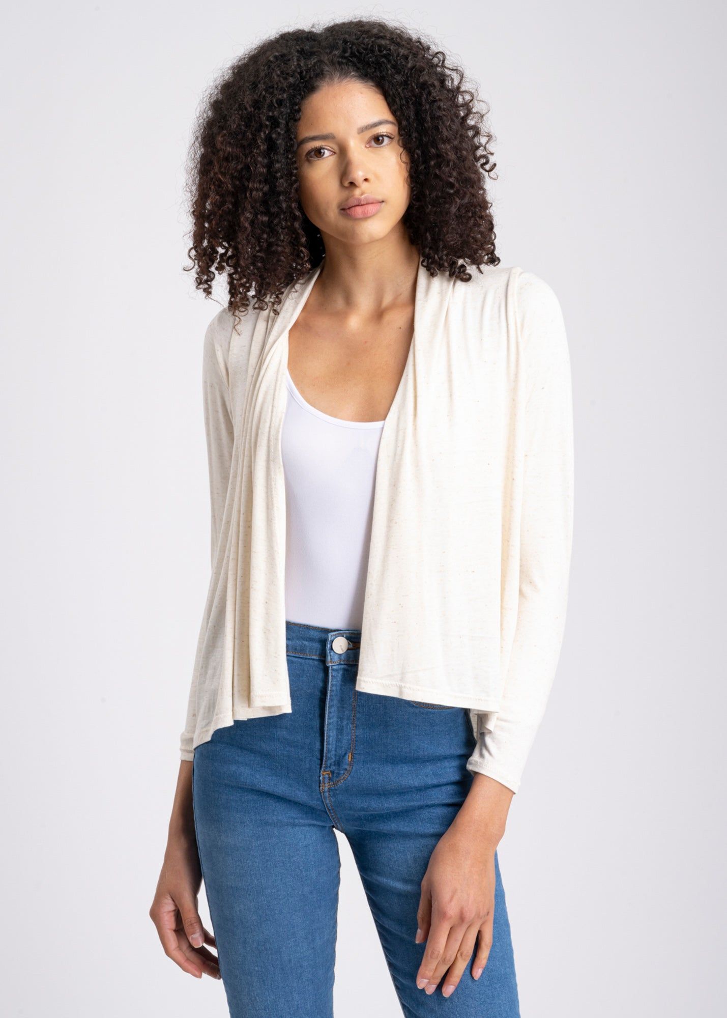 Cárdigan liso cascada frontal sold by Shasa product image thumbnail 2