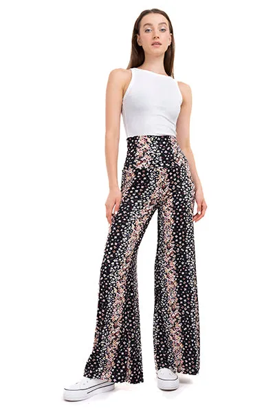 Pantalón wide leg estampado flores sold by Shasa product image thumbnail 2