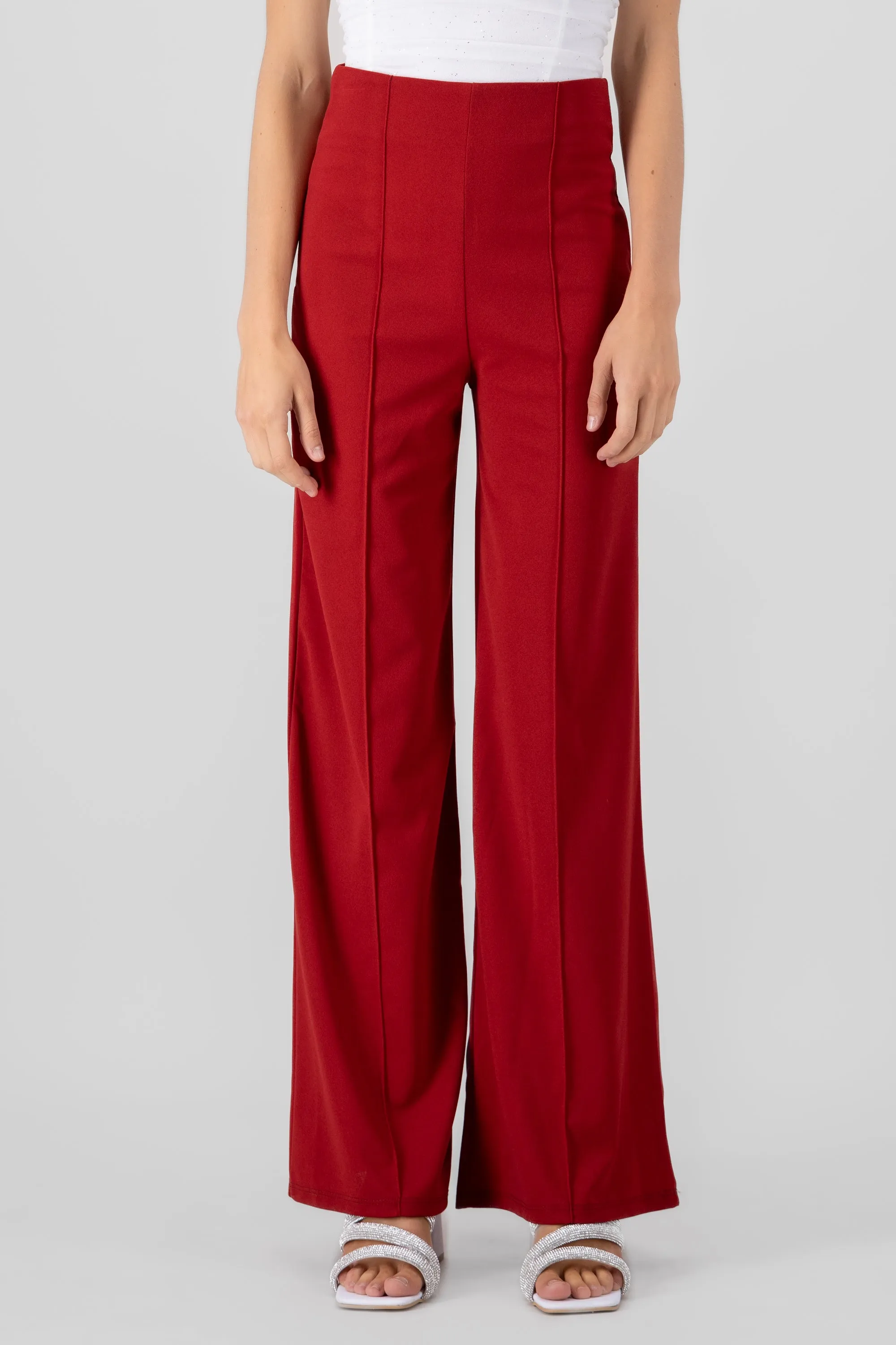 Pantalón Wide Leg Cintura Alta Costuras sold by Shasa product image thumbnail 2