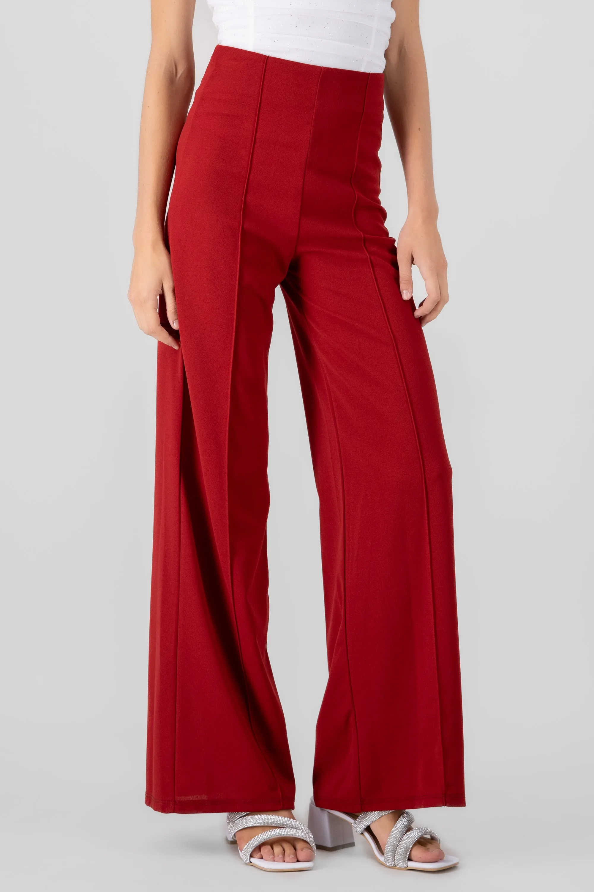 Pantalón Wide Leg Cintura Alta Costuras sold by Shasa product image thumbnail 3