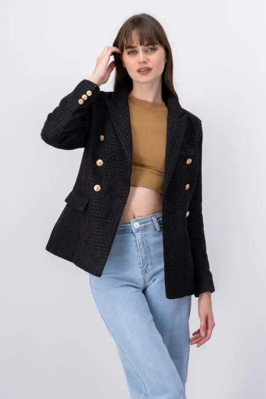 Saco solapa detalle botones sold by Shasa