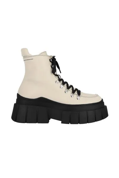 Botín combat plataforma agujetas sold by Shasa