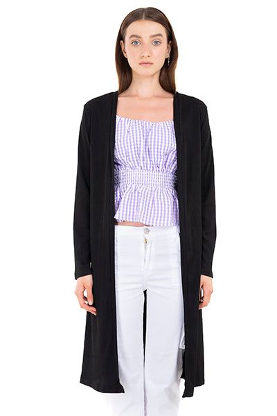 Cárdigan acanalado largo sold by Shasa product image thumbnail 2