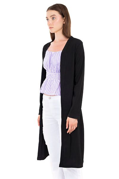 Cárdigan acanalado largo sold by Shasa product image thumbnail 3