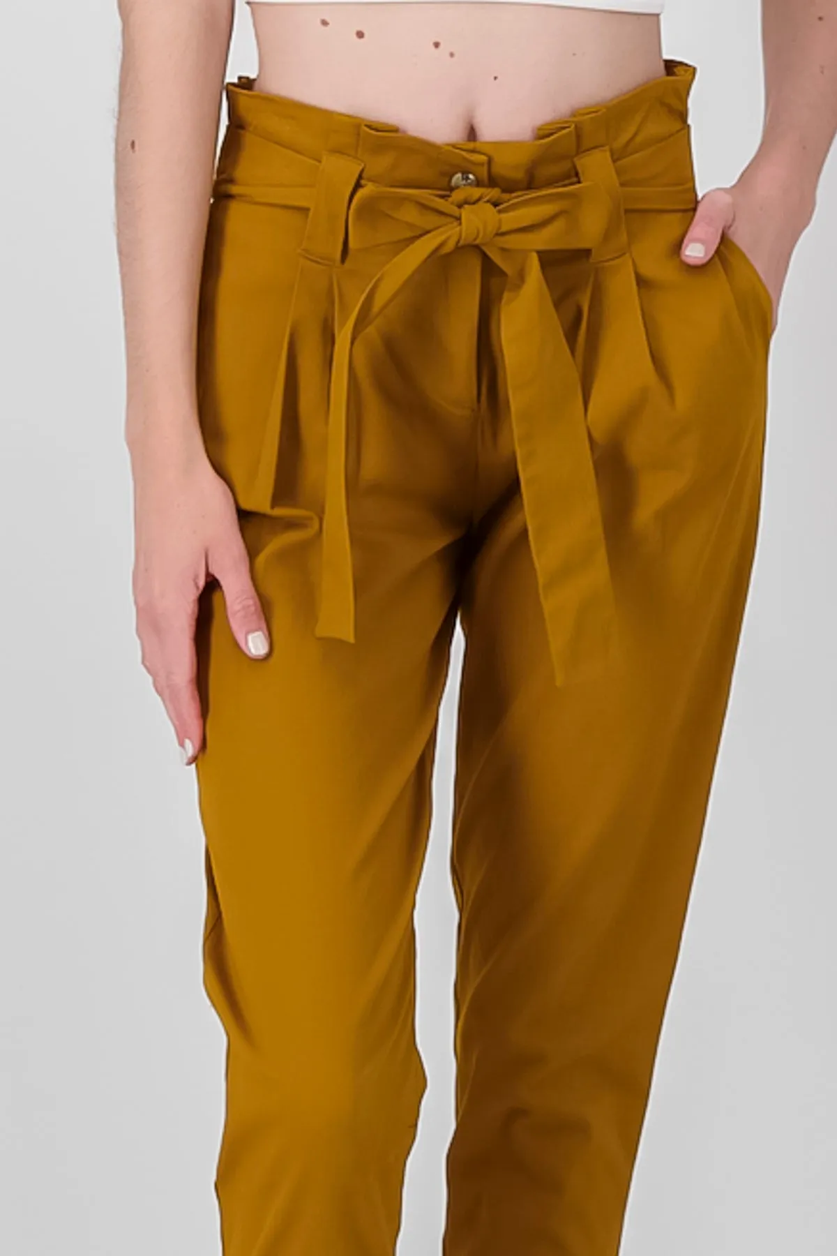 Pantalón Paper Bag Cintura Alta Cinturón sold by Shasa product image thumbnail 5