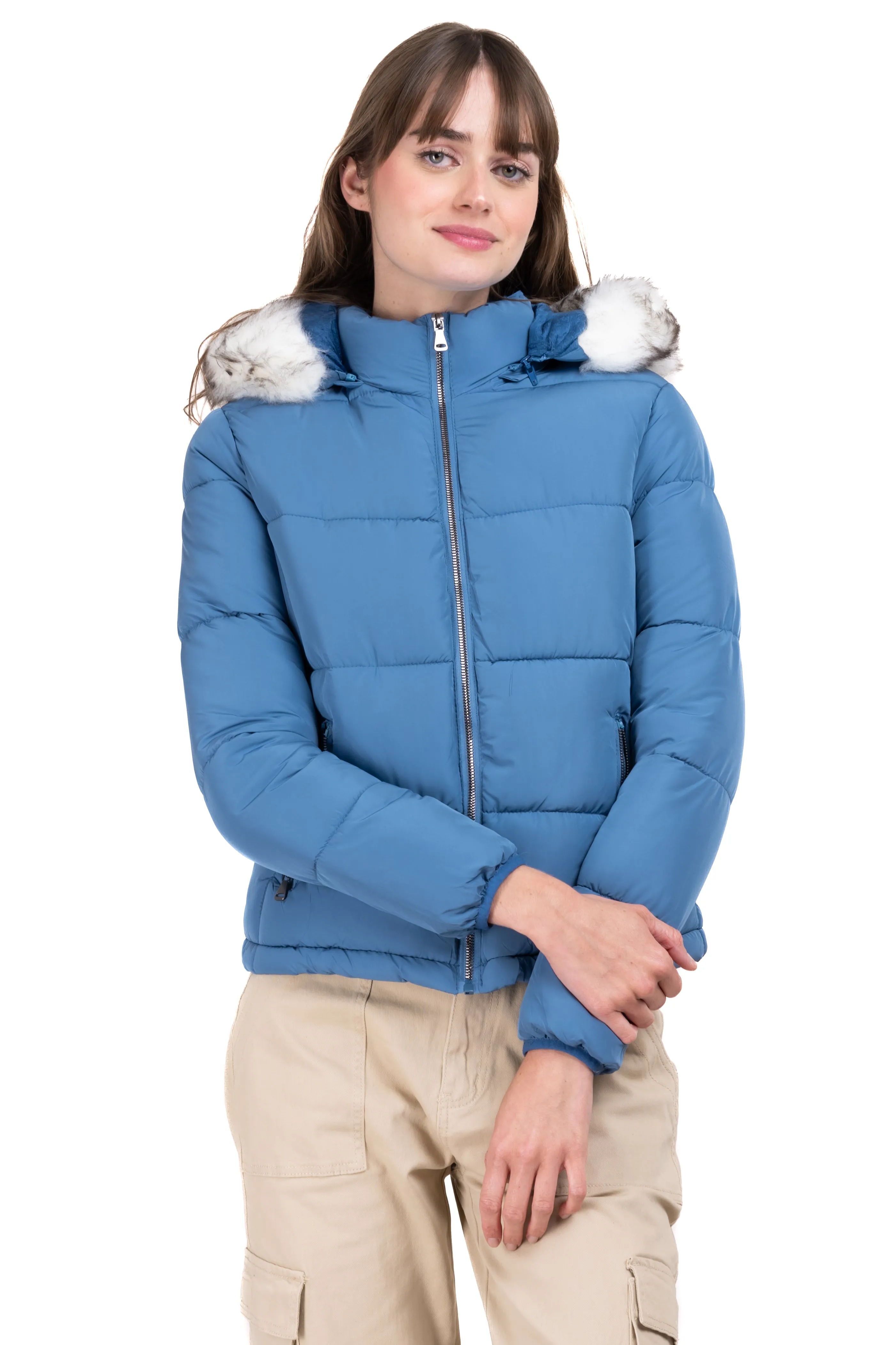 Chamarra capitonada gorro peluche sold by Shasa product image thumbnail 2