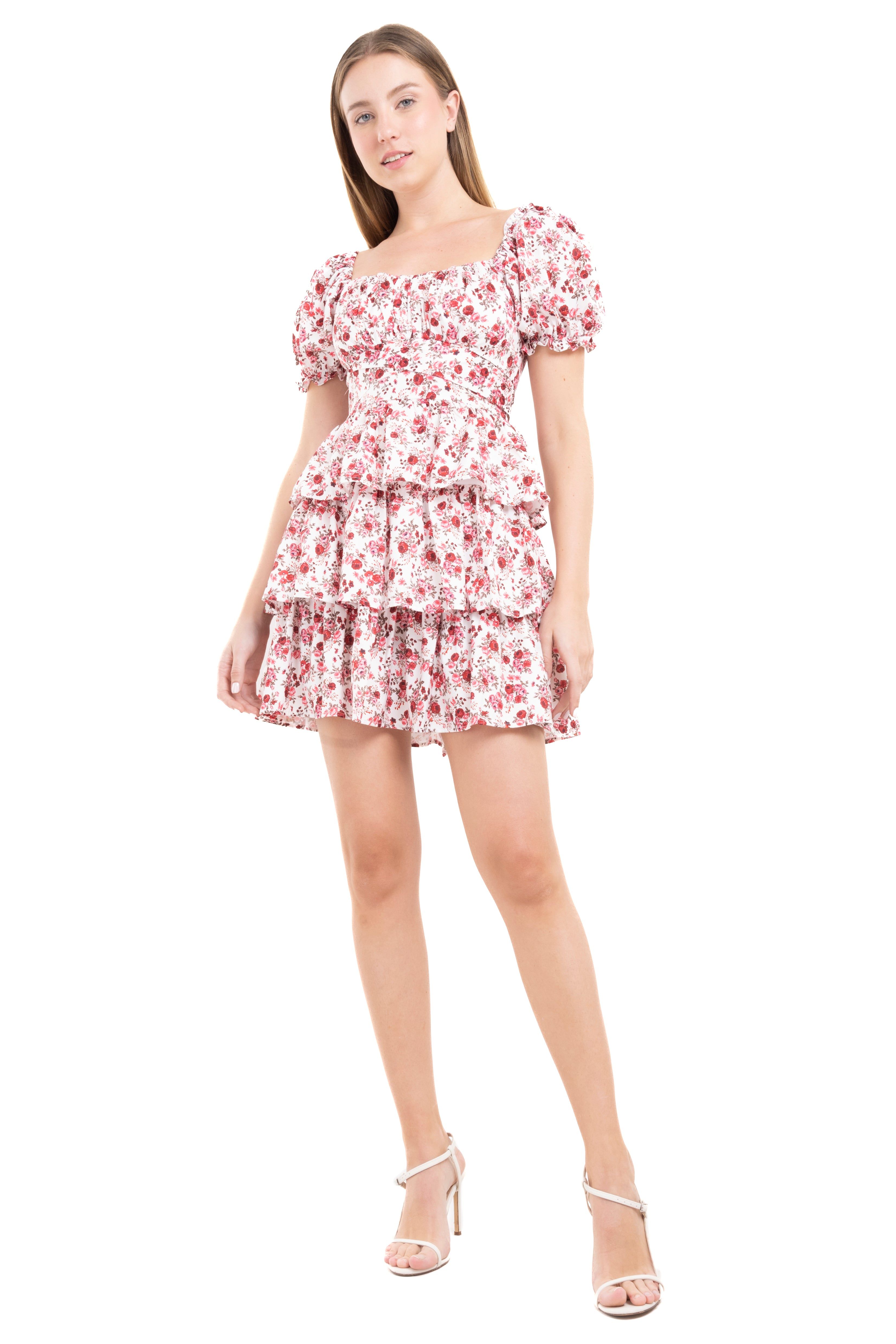 Vestido mini olanes flores sold by Shasa product image thumbnail 2