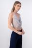 Top halter tejido brillos sold by Shasa