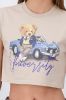 Playera crop osito universitario sold by Shasa